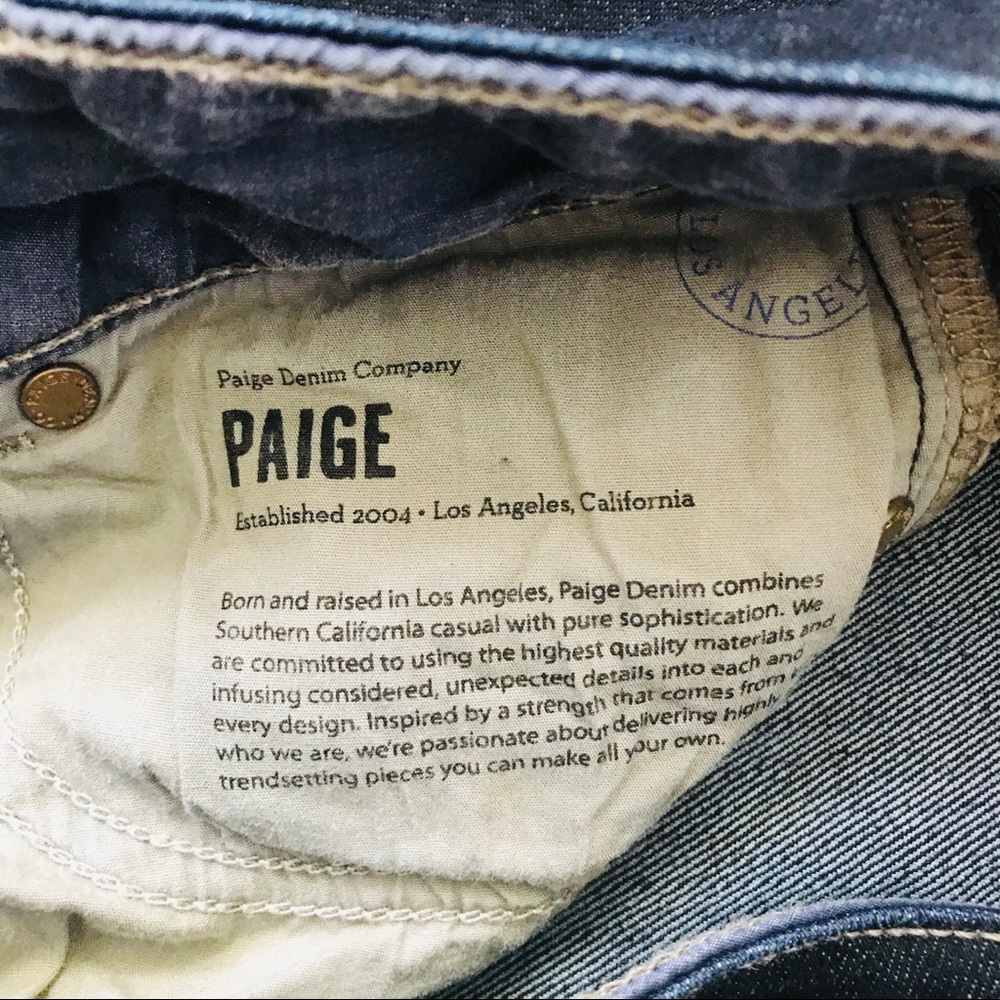 ✨HP✨Anthropologie PAIGE HIDDEN HILLS Jeans - Picture 7 of 11